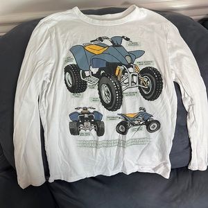 Gap boys M long sleeve small stain on bottom in 3rd picture